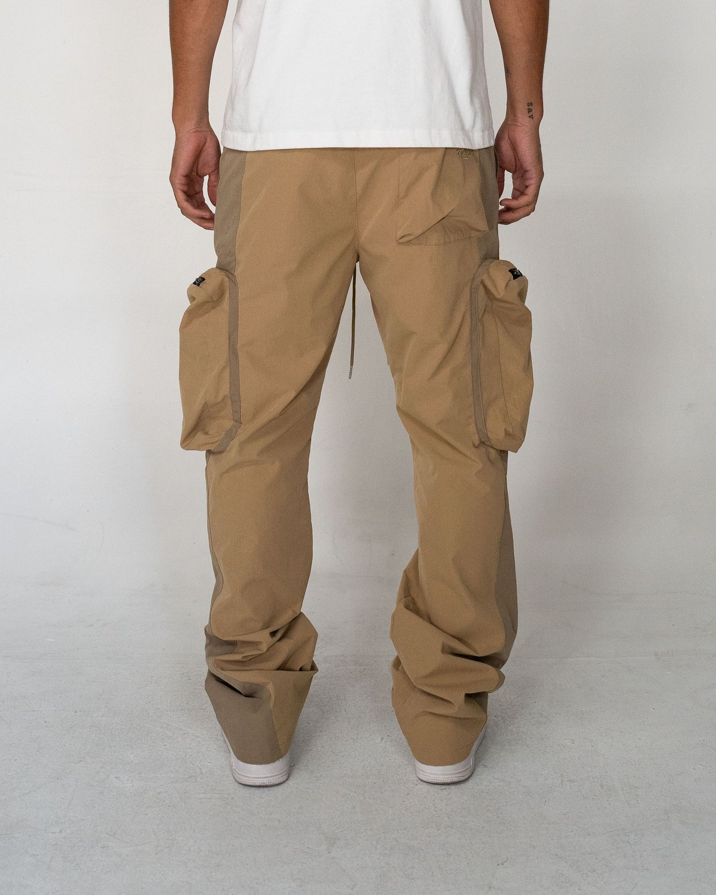 EPTM Men's Orbit Flare Pants In Tan
