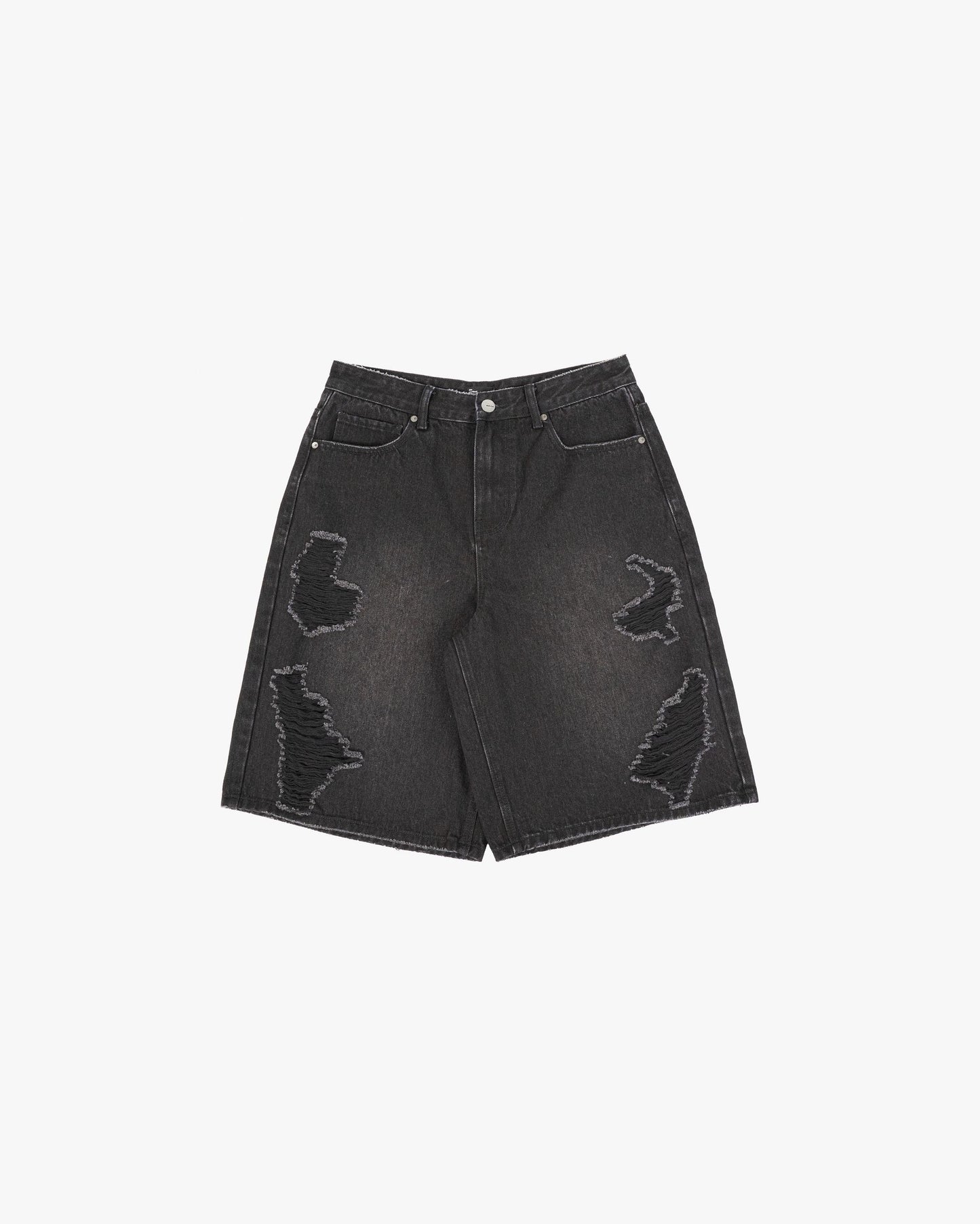 EPTM Men's Jorts Bandit Denim Shorts - Black