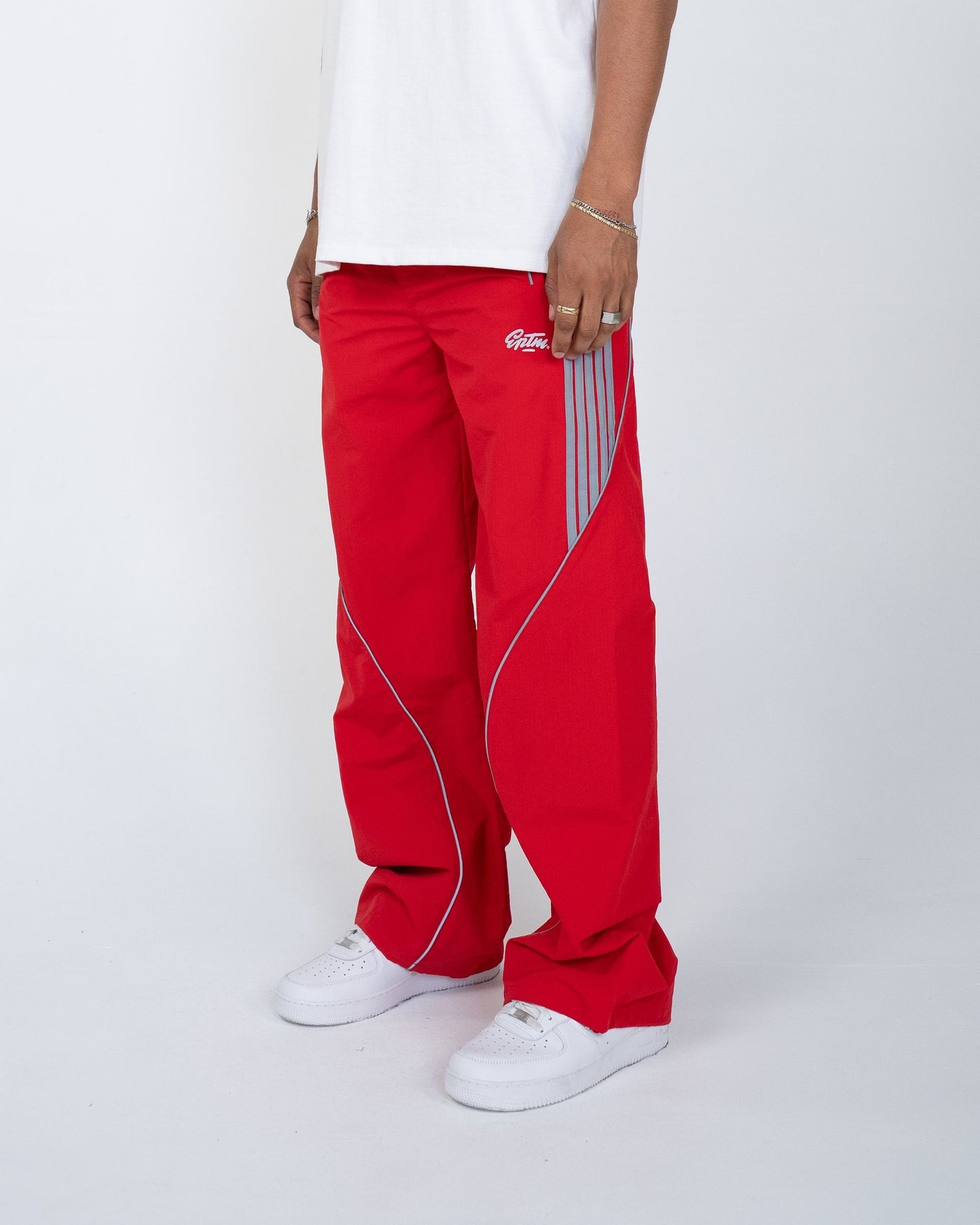 EPTM Composed 3M Baggy Pants In Red