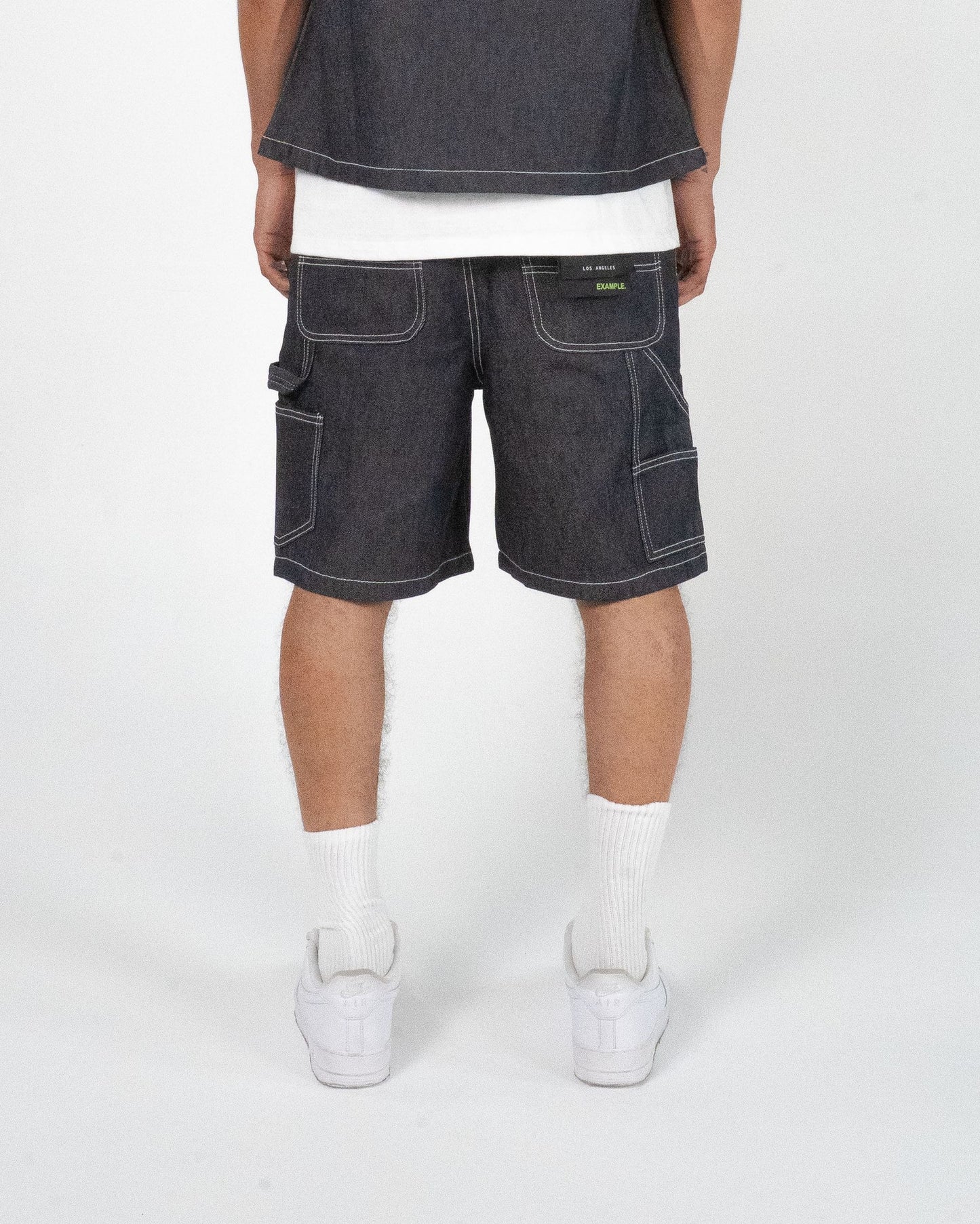 EPTM Men's Carpenter Pacific Denim Shorts - Raw Denim