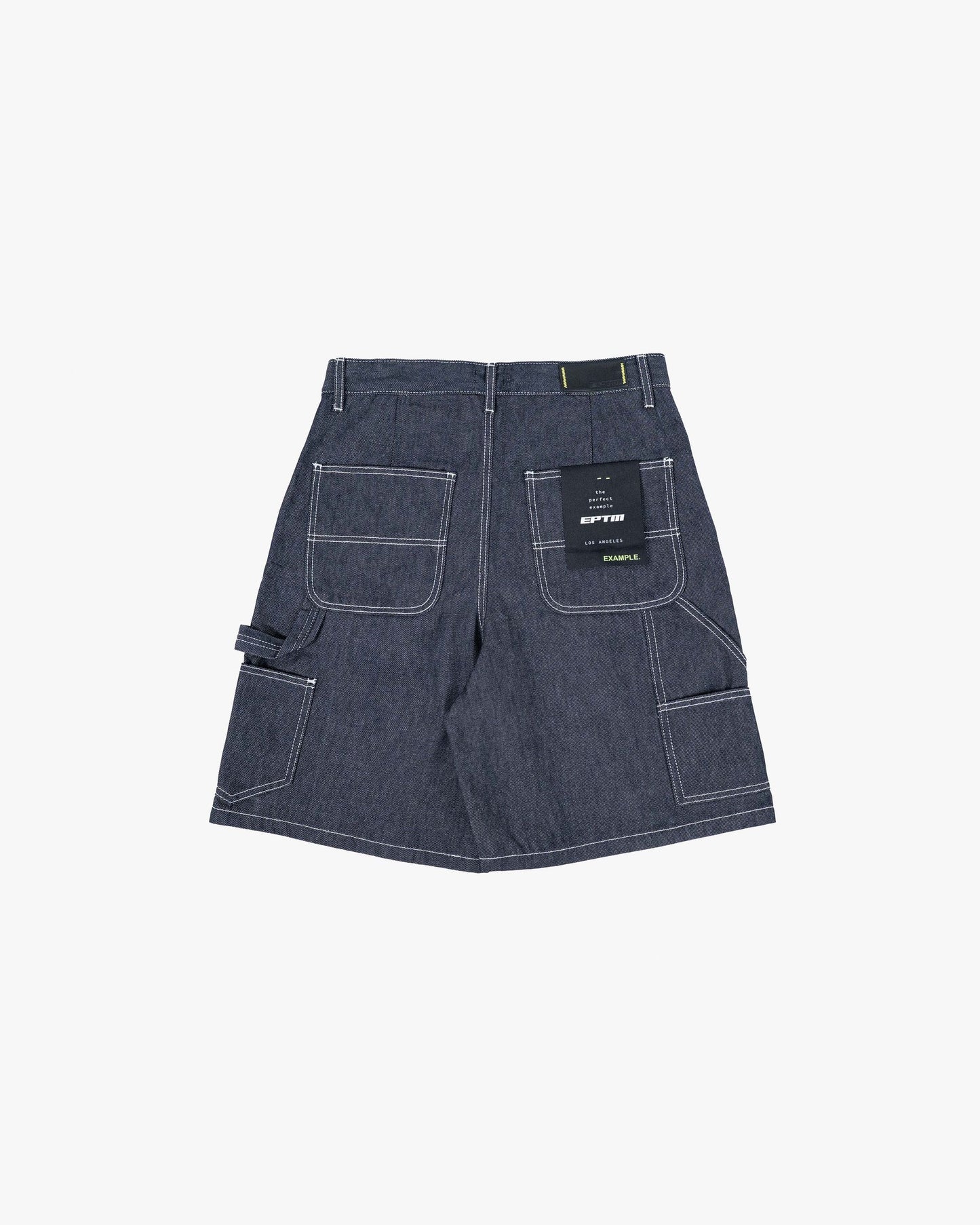 EPTM Men's Carpenter Pacific Denim Shorts - Raw Denim