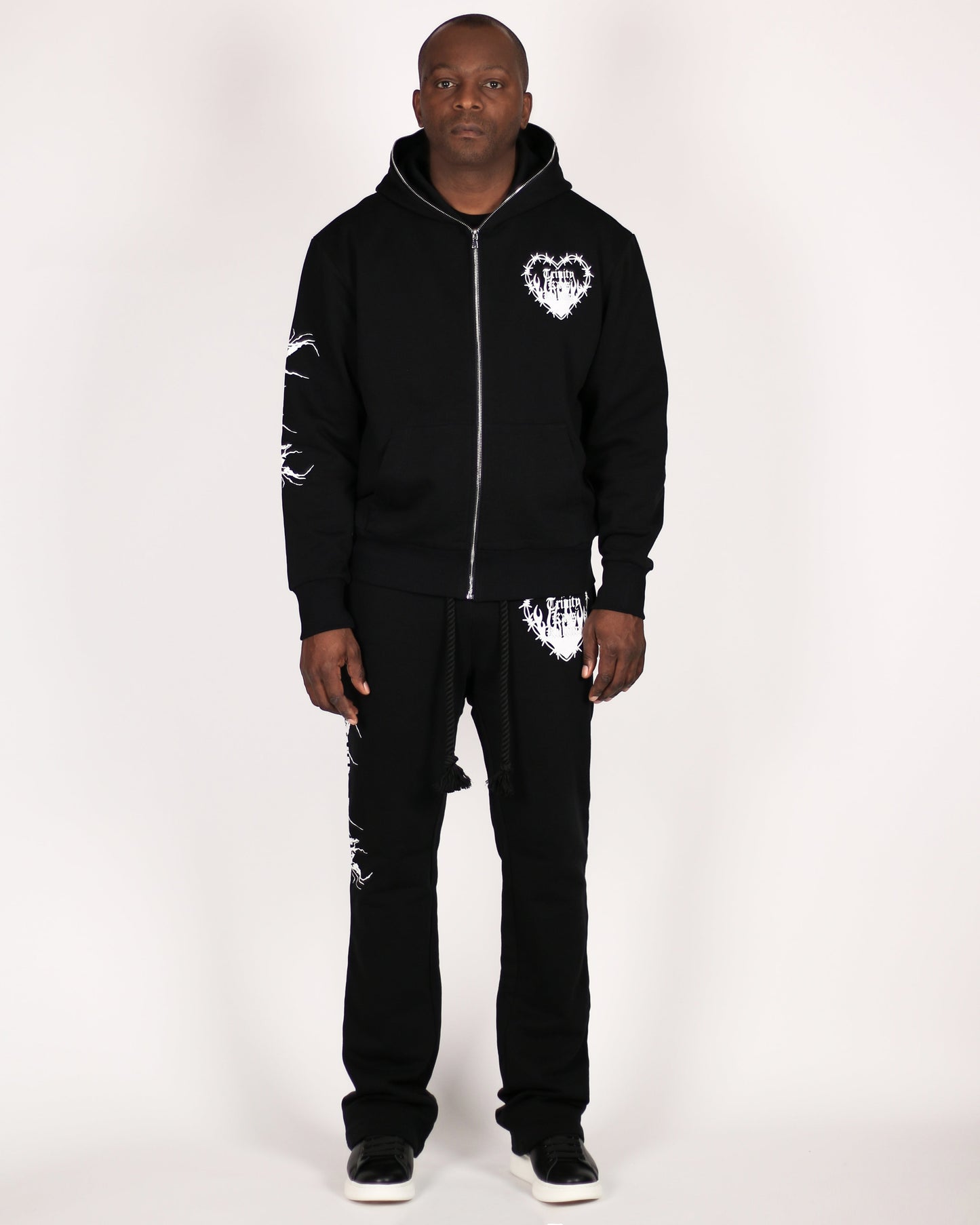 Trinity Kays Kulture Love Me To Death Flare Stack Sweatpants