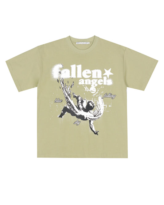 Sponsor Fallen Angels T Shirt - Sage Green