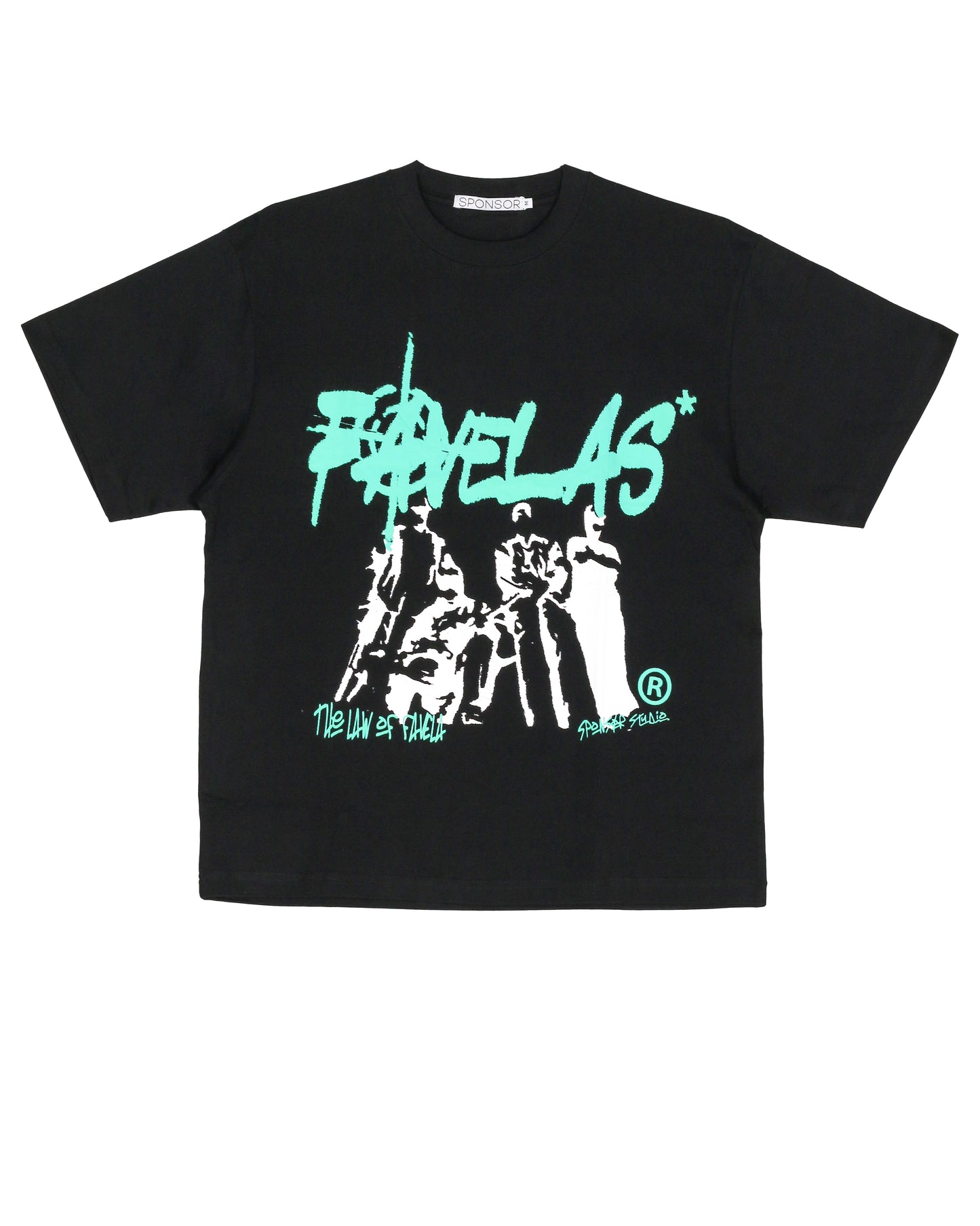 Sponsor Laws Of Favelas T Shirt - Black
