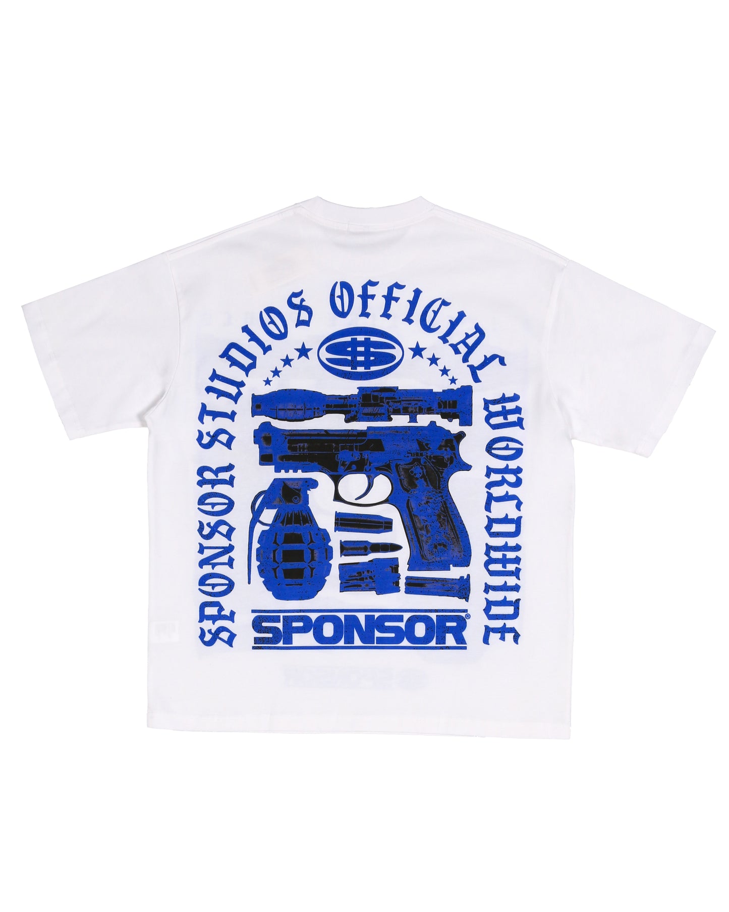 Sponsor Feel Like Pablo Tee-White/Royal Blue