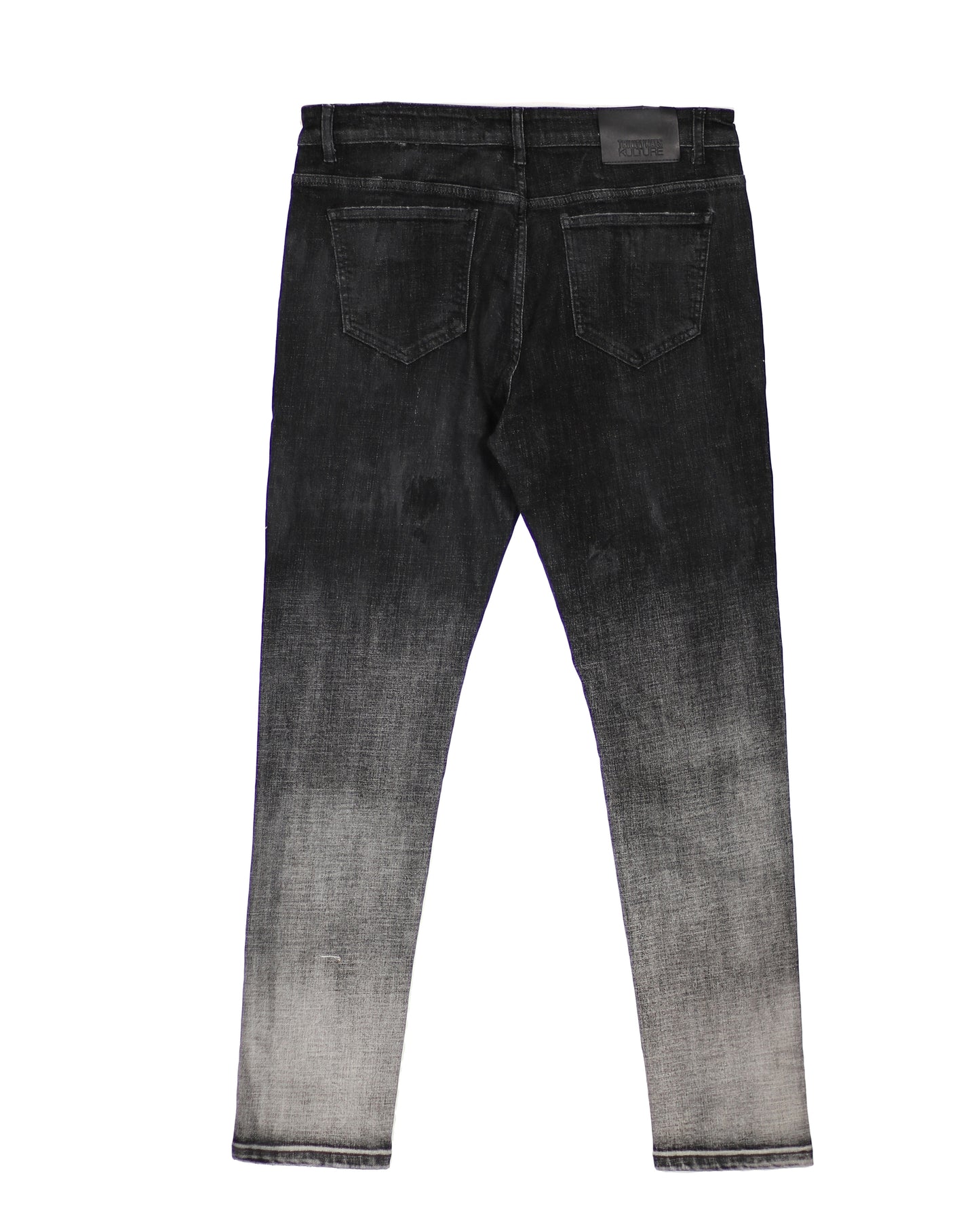 Trinity Kays Kulture Men's Porto Novo Ombre Coated Skinny Jeans