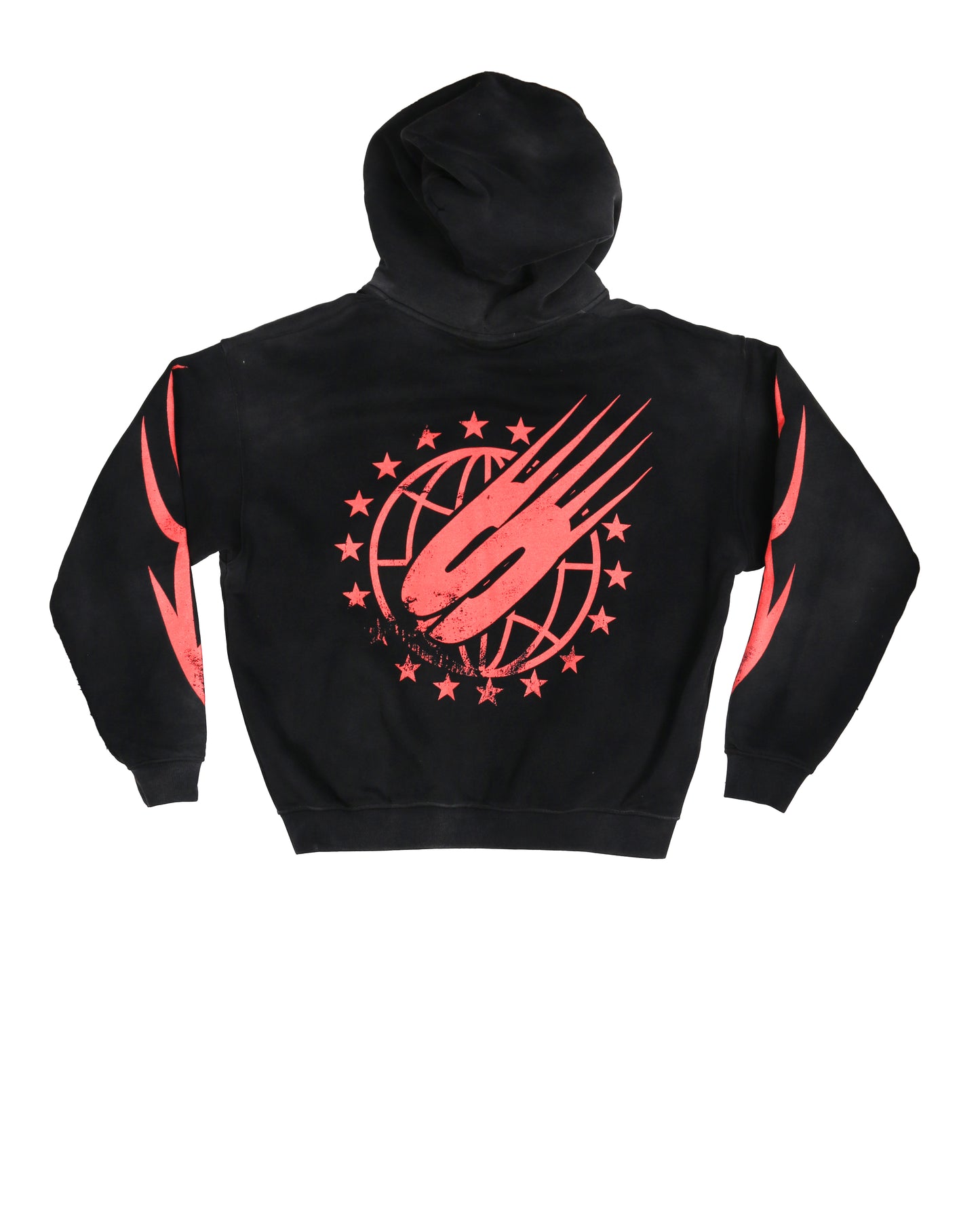 Sponsor Men's World's Greatest Zip Up Hoodie-Black/Red