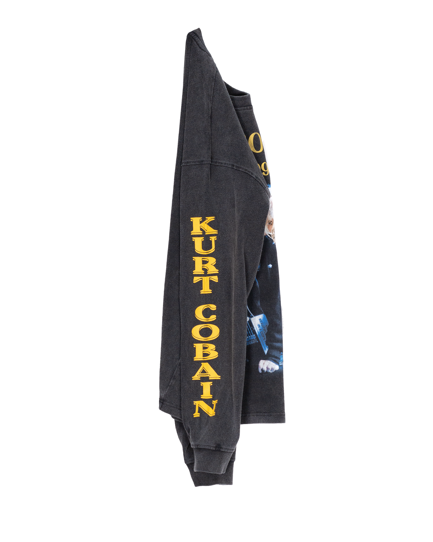 Kurt Cobain Heavyweight Long Sleeve T Shirt