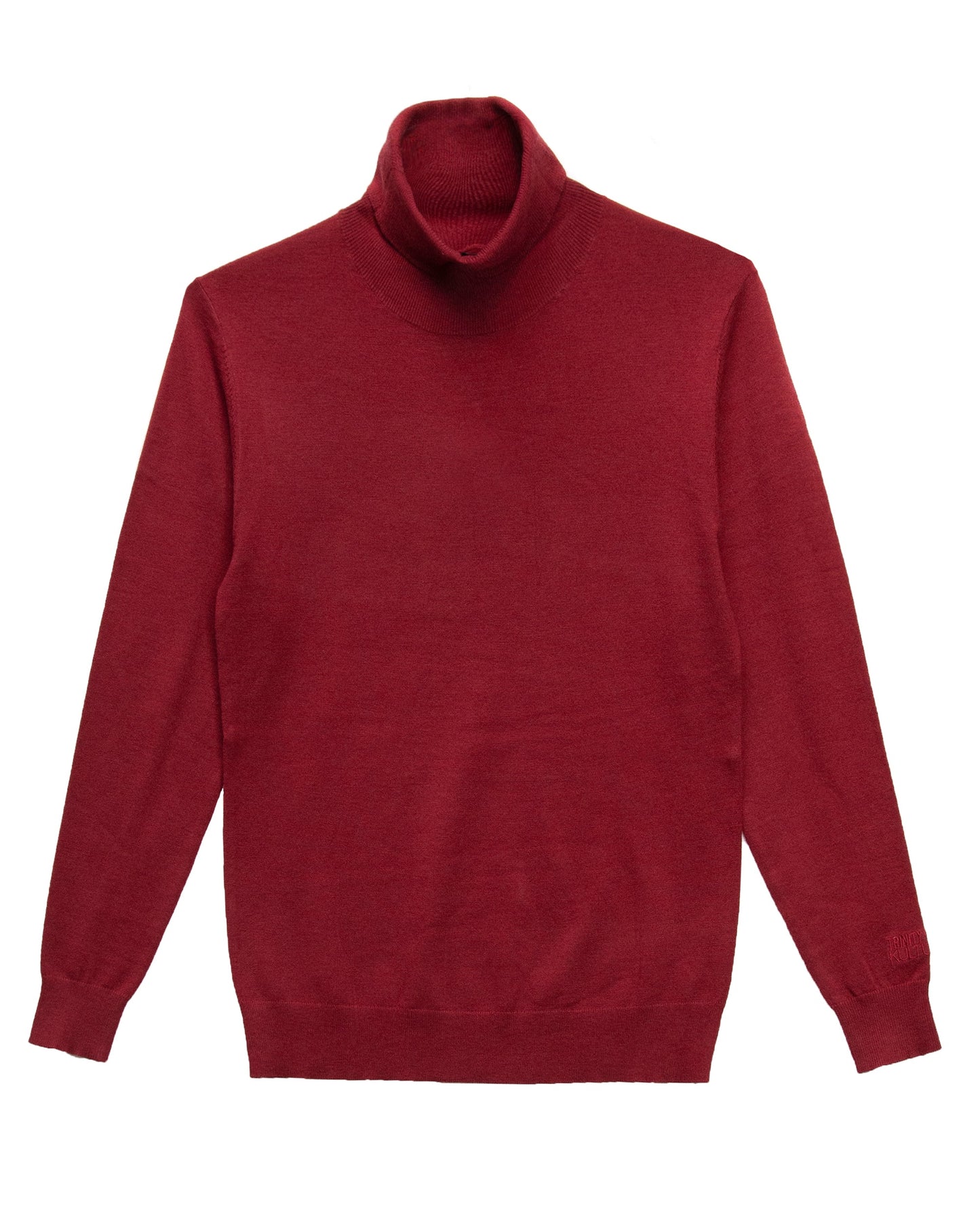Trinity Kays Kulture Logo Turtleneck Sweater - Wine