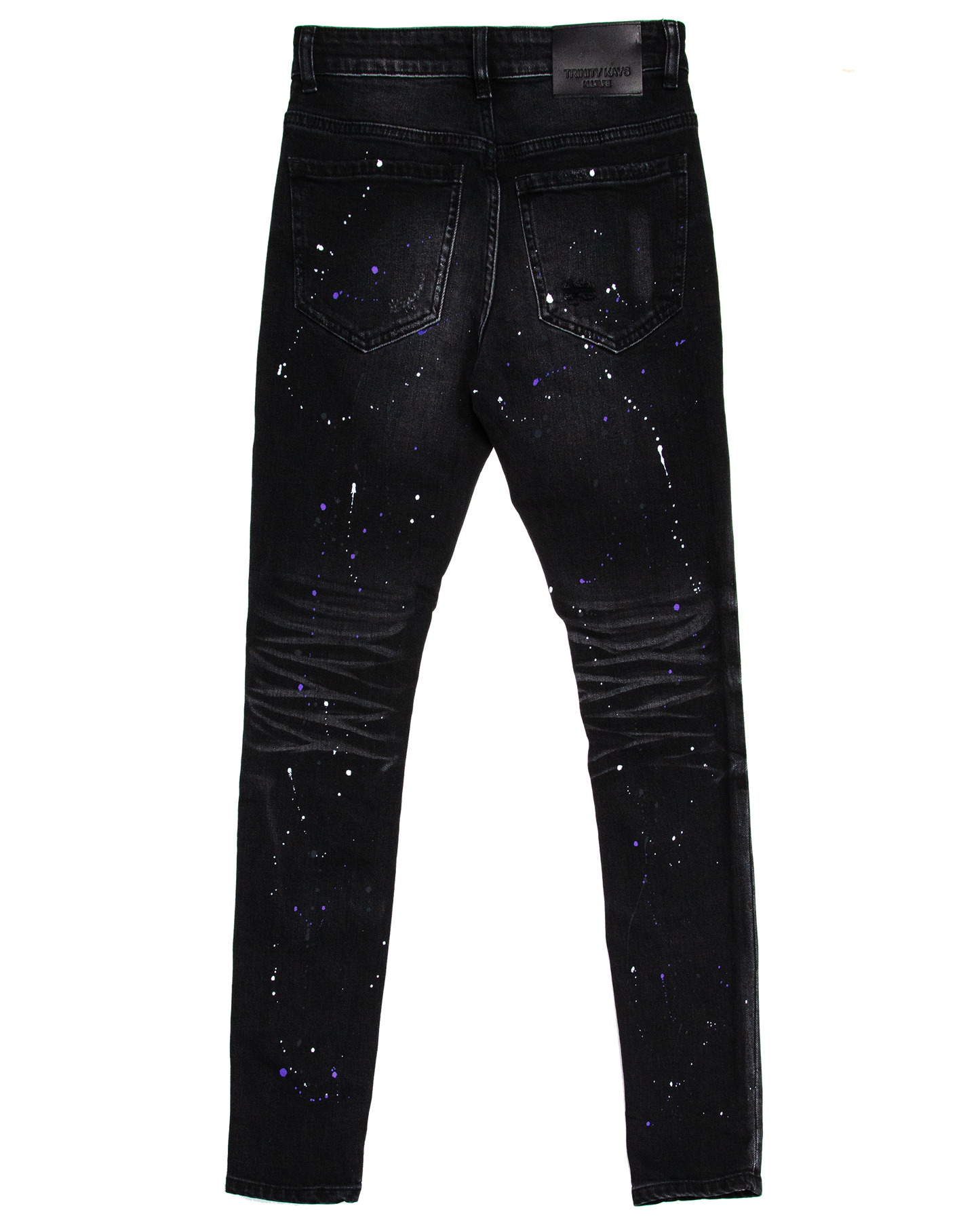 Trinity Kays Kulture Arcadia Men's Paint Splatter Skinny Jeans