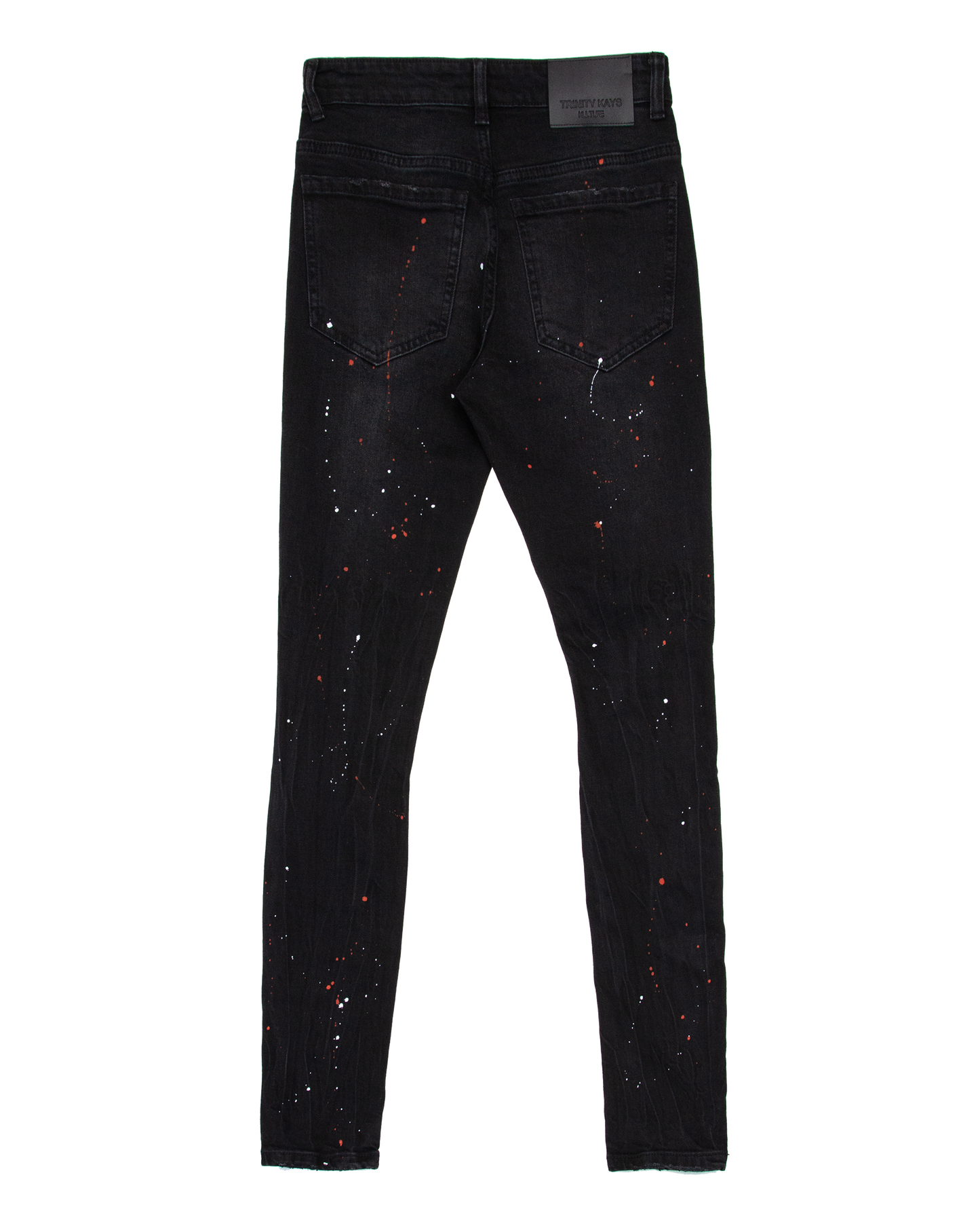 Trinity Kays Kulture Danville Men's Paint Splatter Skinny Jeans