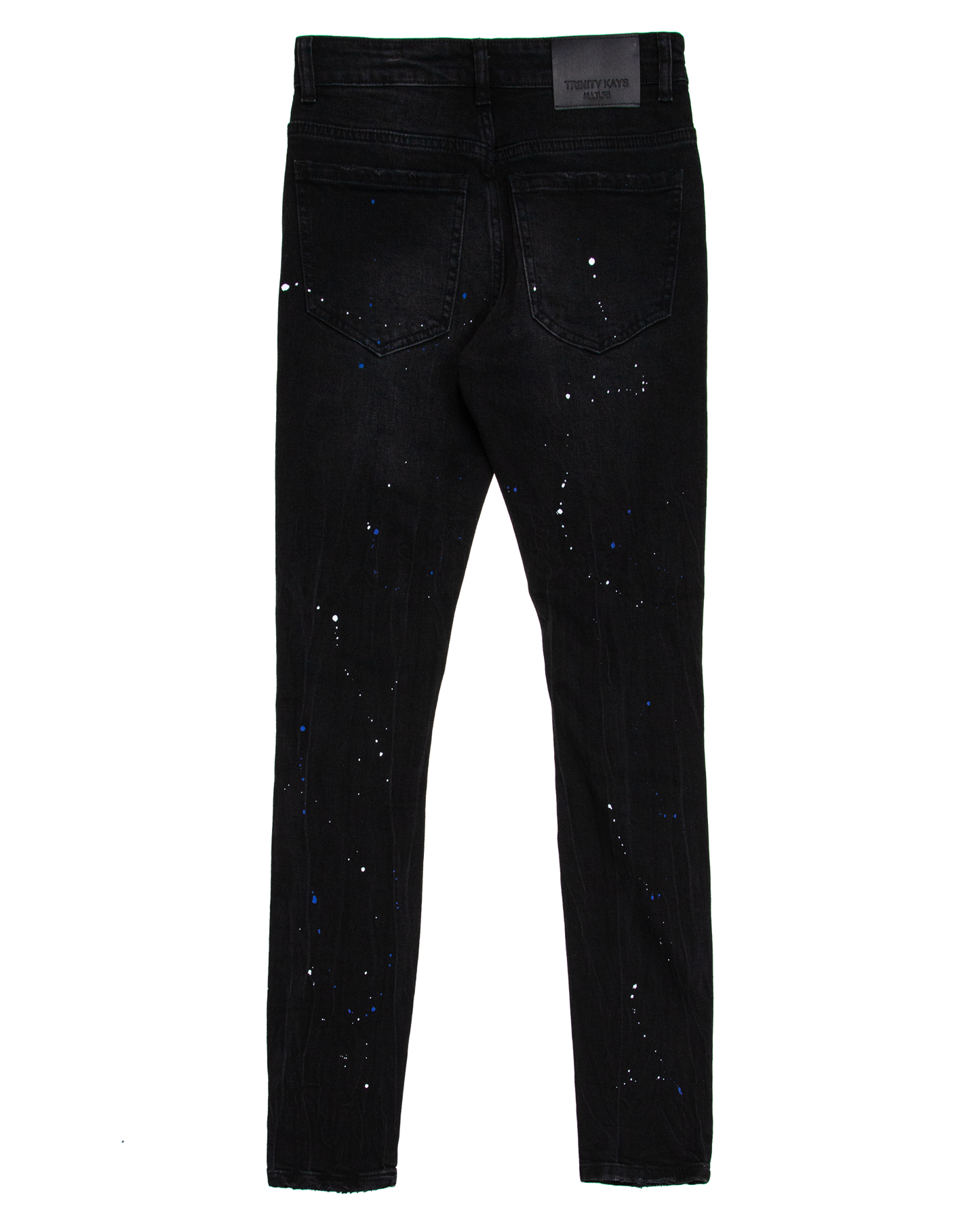 Trinity Kays Kulture Ladysmith Men's Paint Splatter Skinny Jeans
