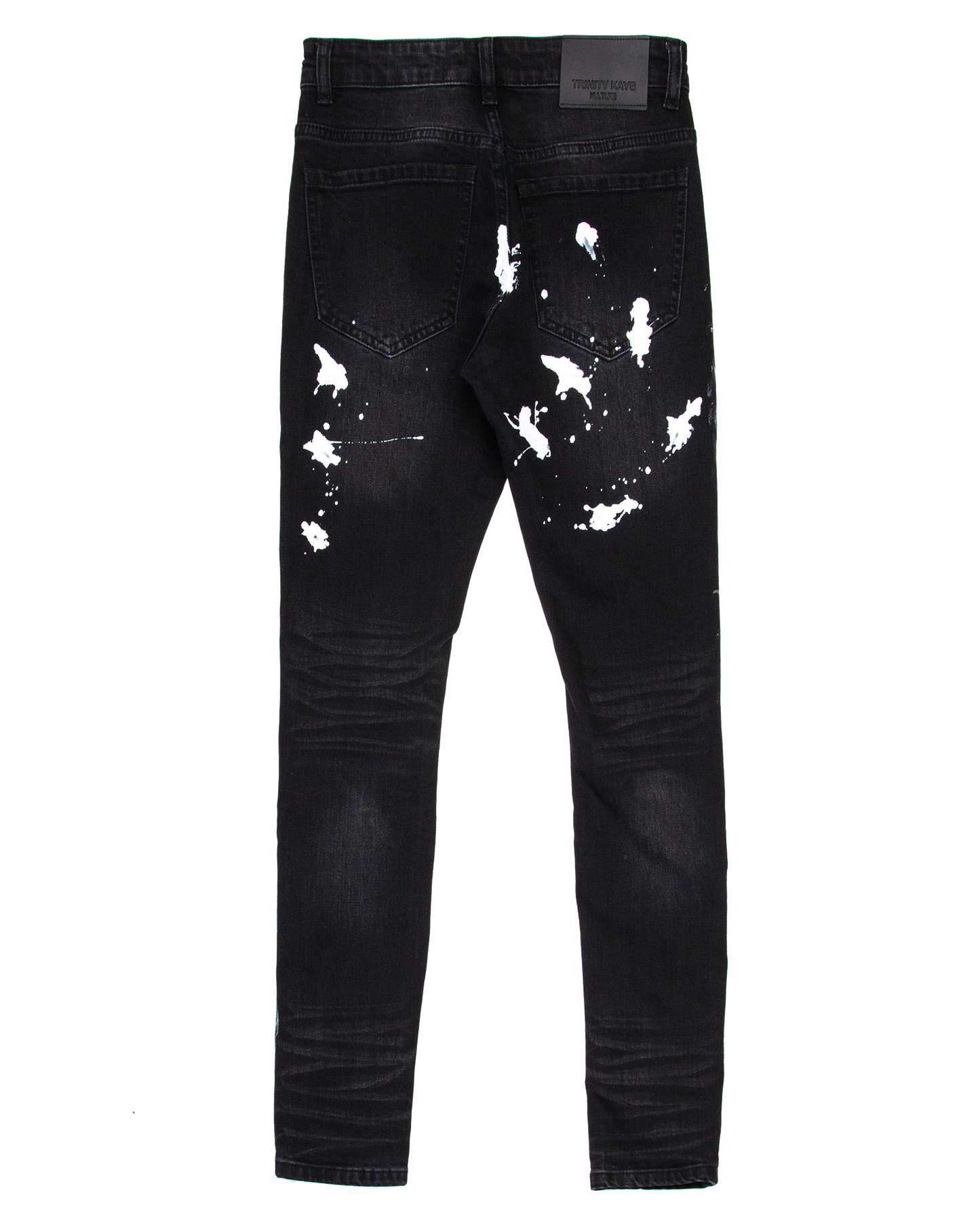 Trinity Kays Kulture Midrand Men's Paint Splatter Skinny Jeans