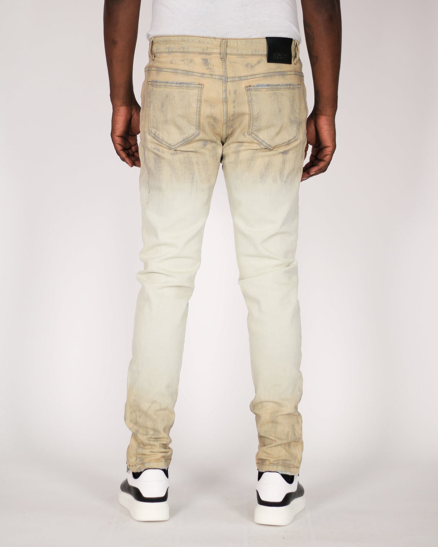 Trinity Kays Kulture Tunis Ombre Men's Ankle Zipper Skinny Jeans