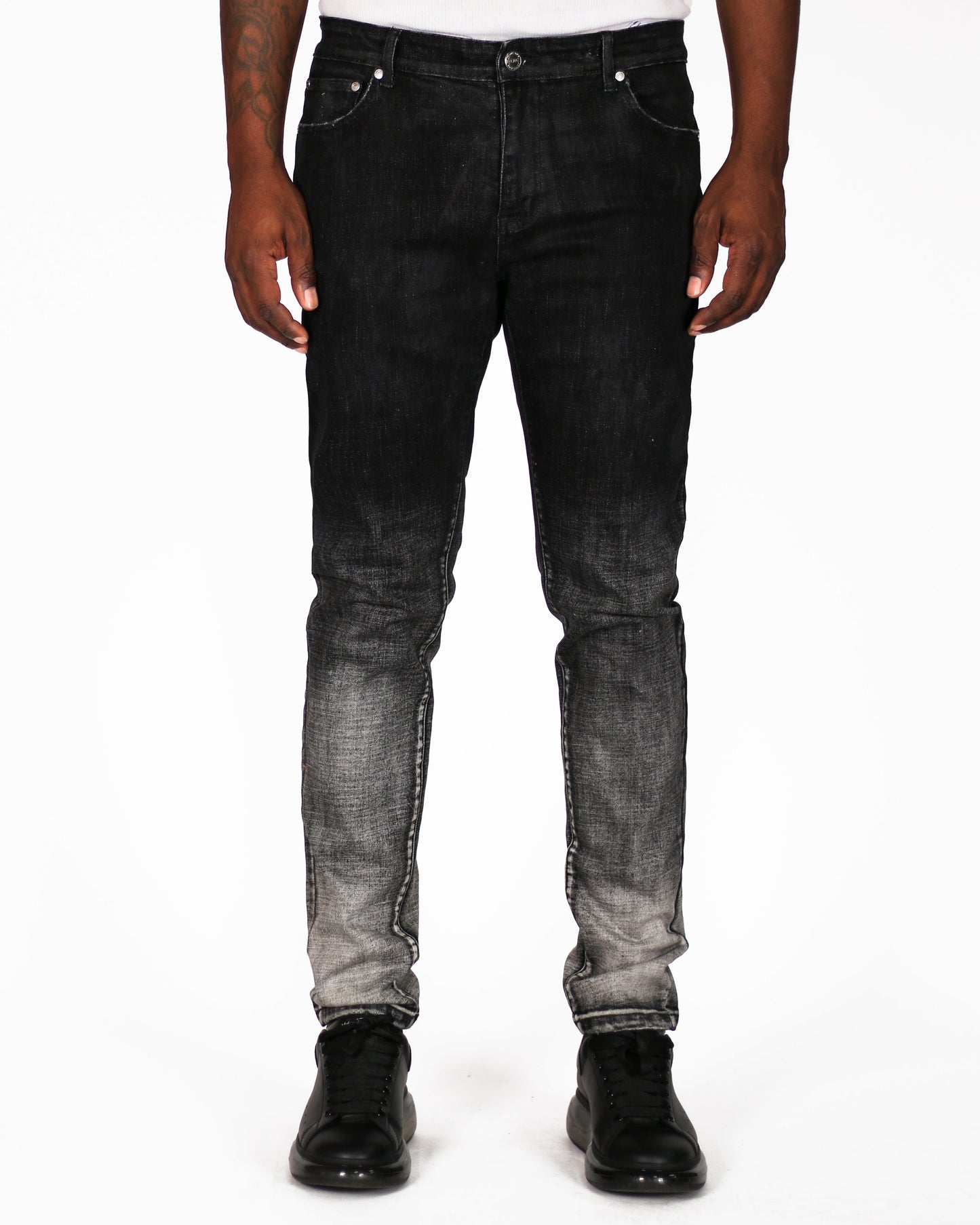 Trinity Kays Kulture Men's Porto Novo Ombre Men's Skinny Jeans