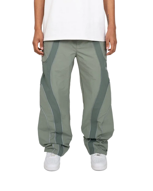 EPTM Era Men's Relaxed Fit Wide Leg Pants in Sage Green