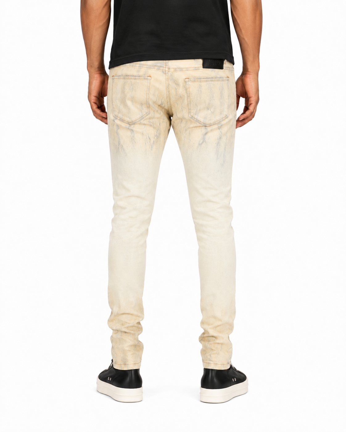 Trinity Kays Kulture Tunis Ombre  Men's Ankle Zipper Skinny Jeans