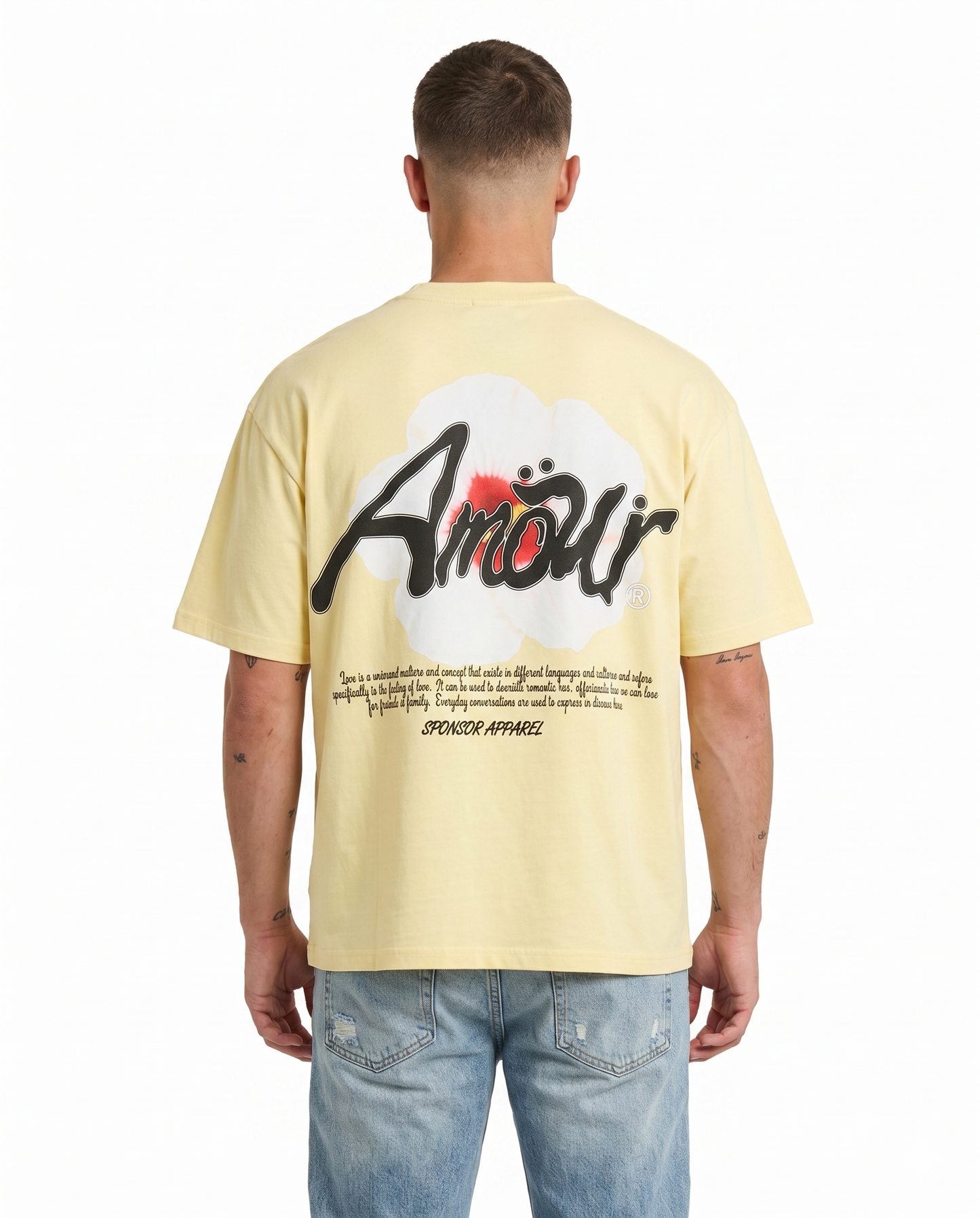 Sponsor Amour T Shirt - Yellow