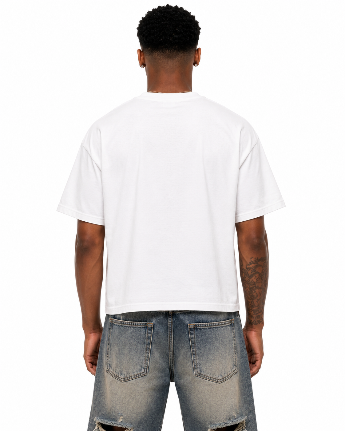 Sponsor Belly Rise Above All The Madness T Shirt in White