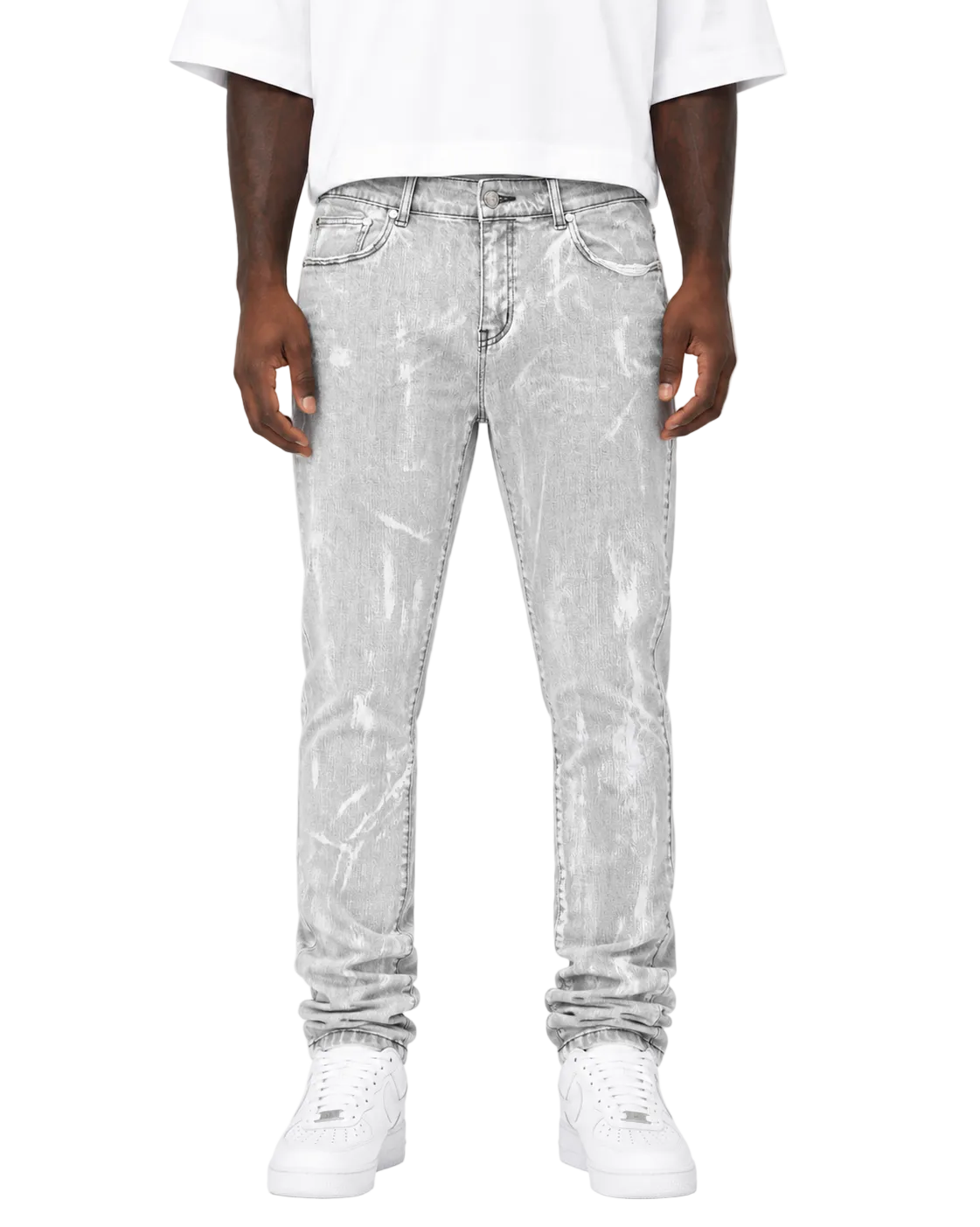 Trinity Kays Kulture Calabar Paint Men's Skinny Jeans