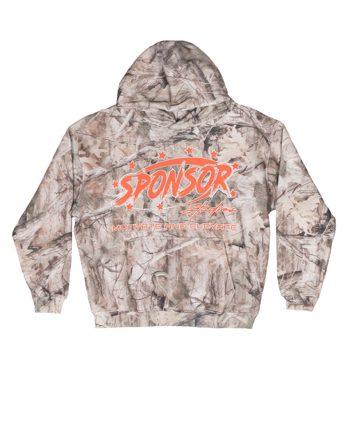 Sponsor Chase Greatness Hoodie in Grey Tree Camo