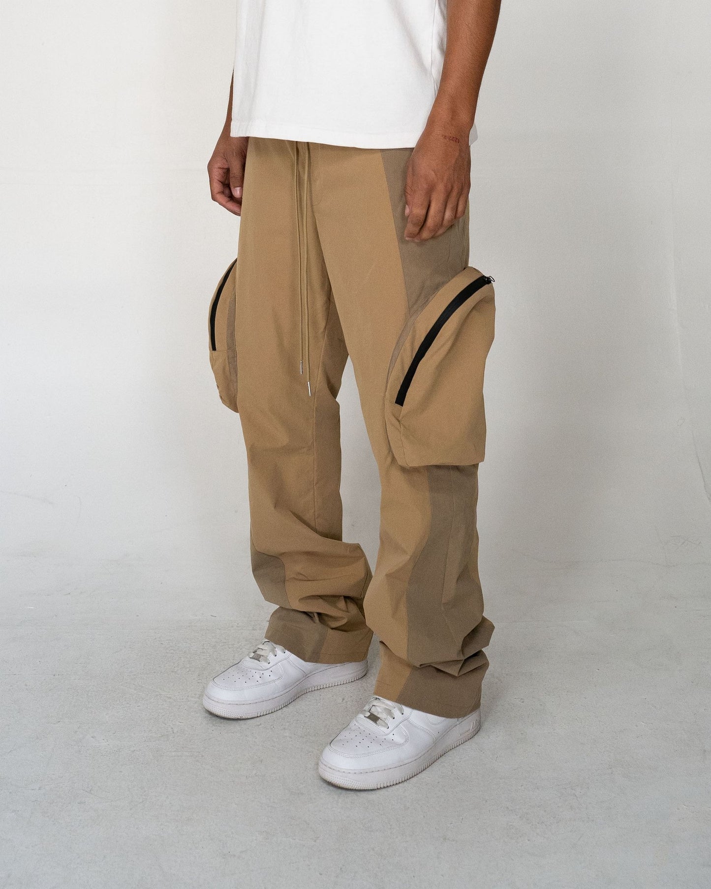 EPTM Men's Orbit Flare Pants In Tan