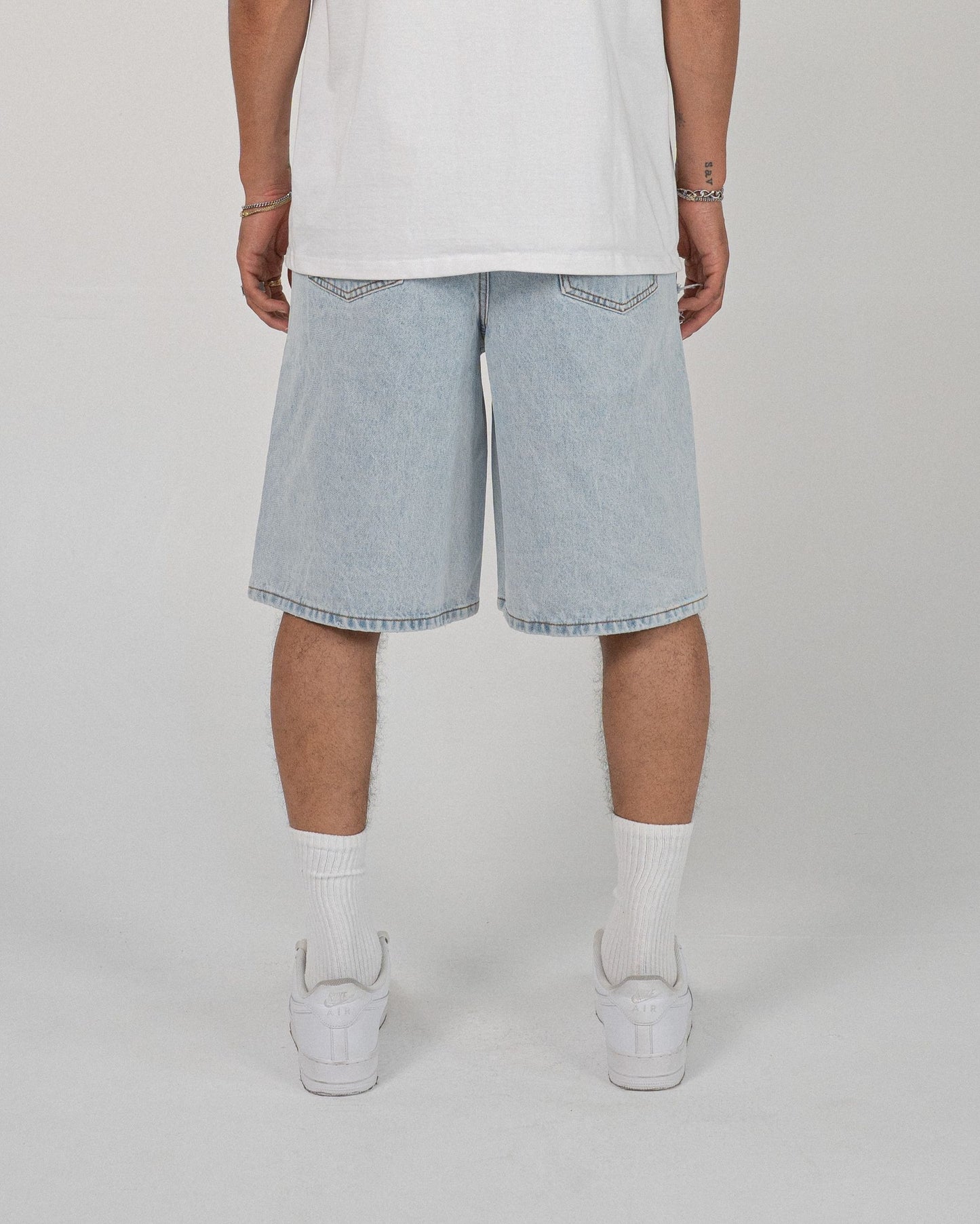 EPTM Men's Jorts Bandit Denim Shorts - Blue