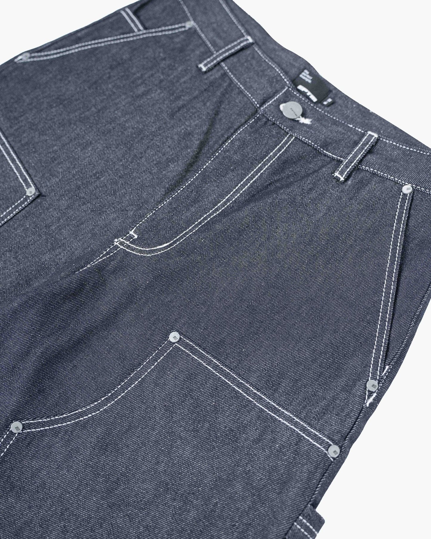 EPTM Men's Carpenter Pacific Denim Shorts - Raw Denim