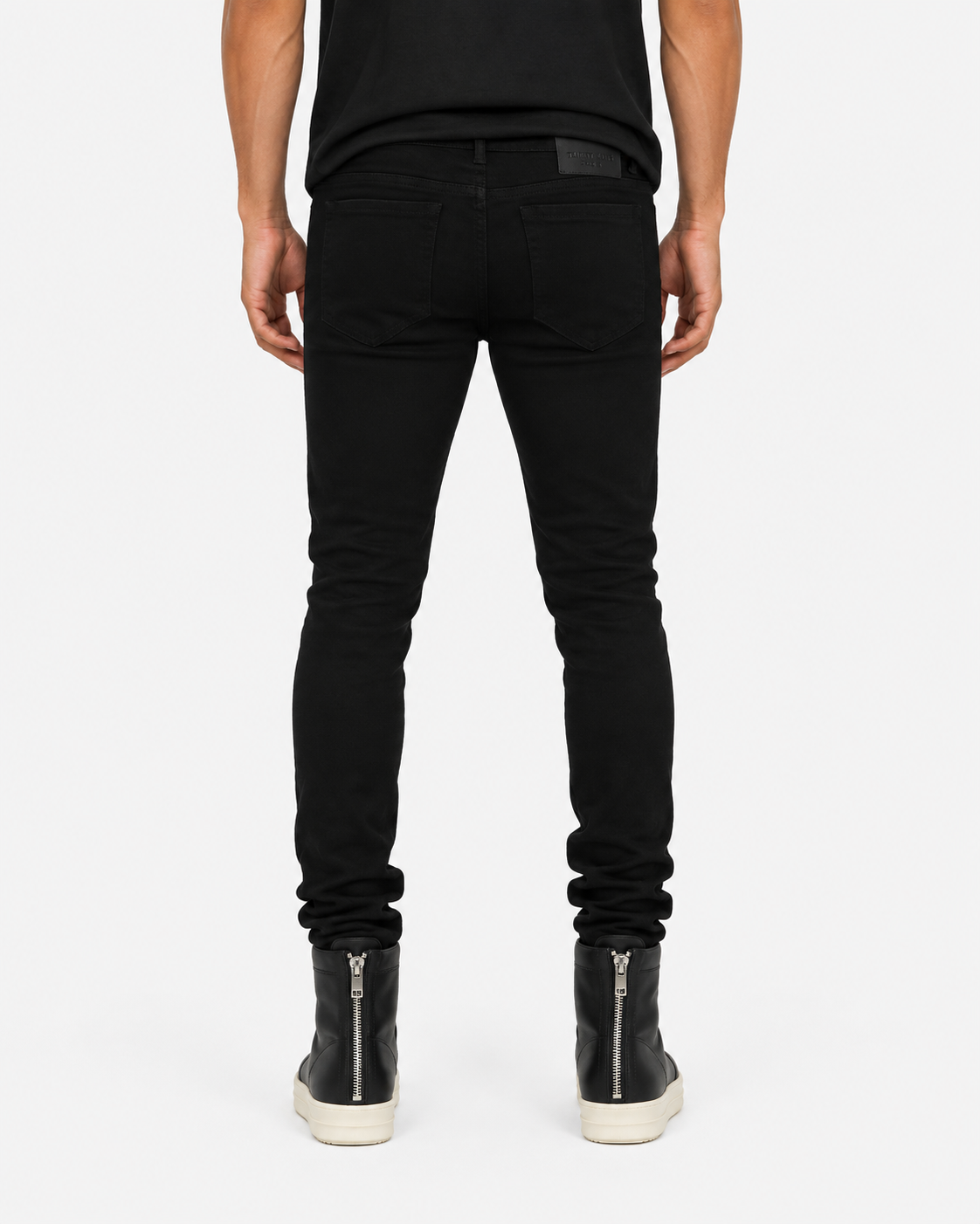 Trinity Kays Kulture Rand Men's Two Tone Men's Skinny Jeans - Blue/Black