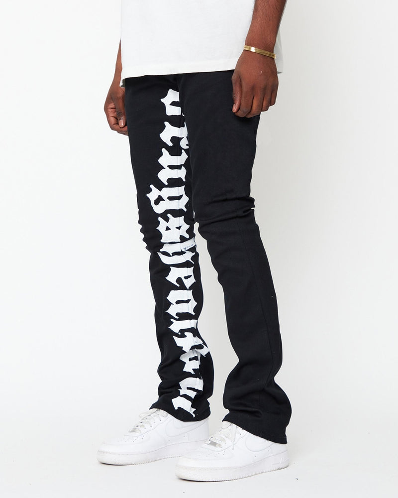 Golden Denim The Royal Jeans in Black/White