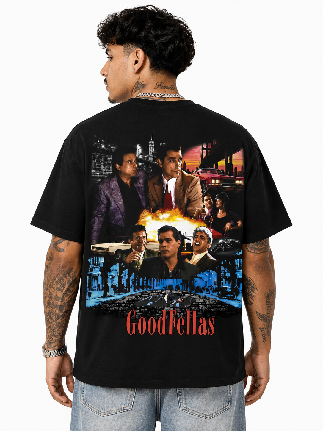 Sponsor Goodfellas Poster T Shirt in Black