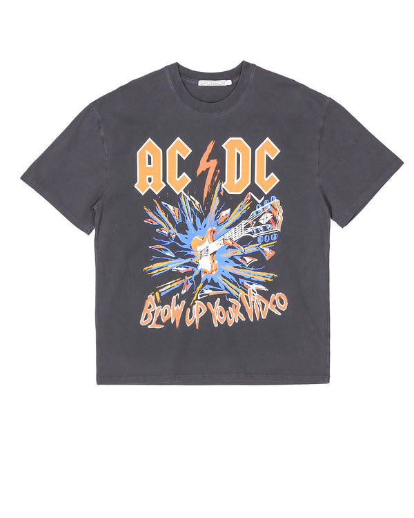 ACDC Blow Up Your Video Heavyweight Vintage Washed T Shirt