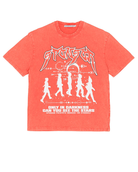 Sponsor Men's Embrace The Struggle T Shirt-Orange