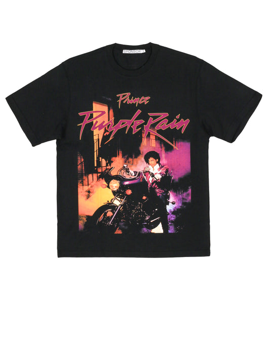 Sponsor Prince Purple Rain T Shirt - Black