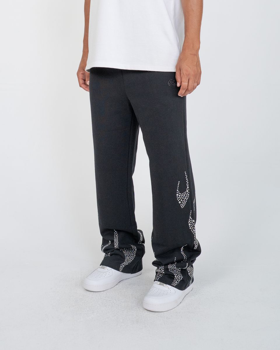 EPTM Metal Flame Men's Sweatpants in Black