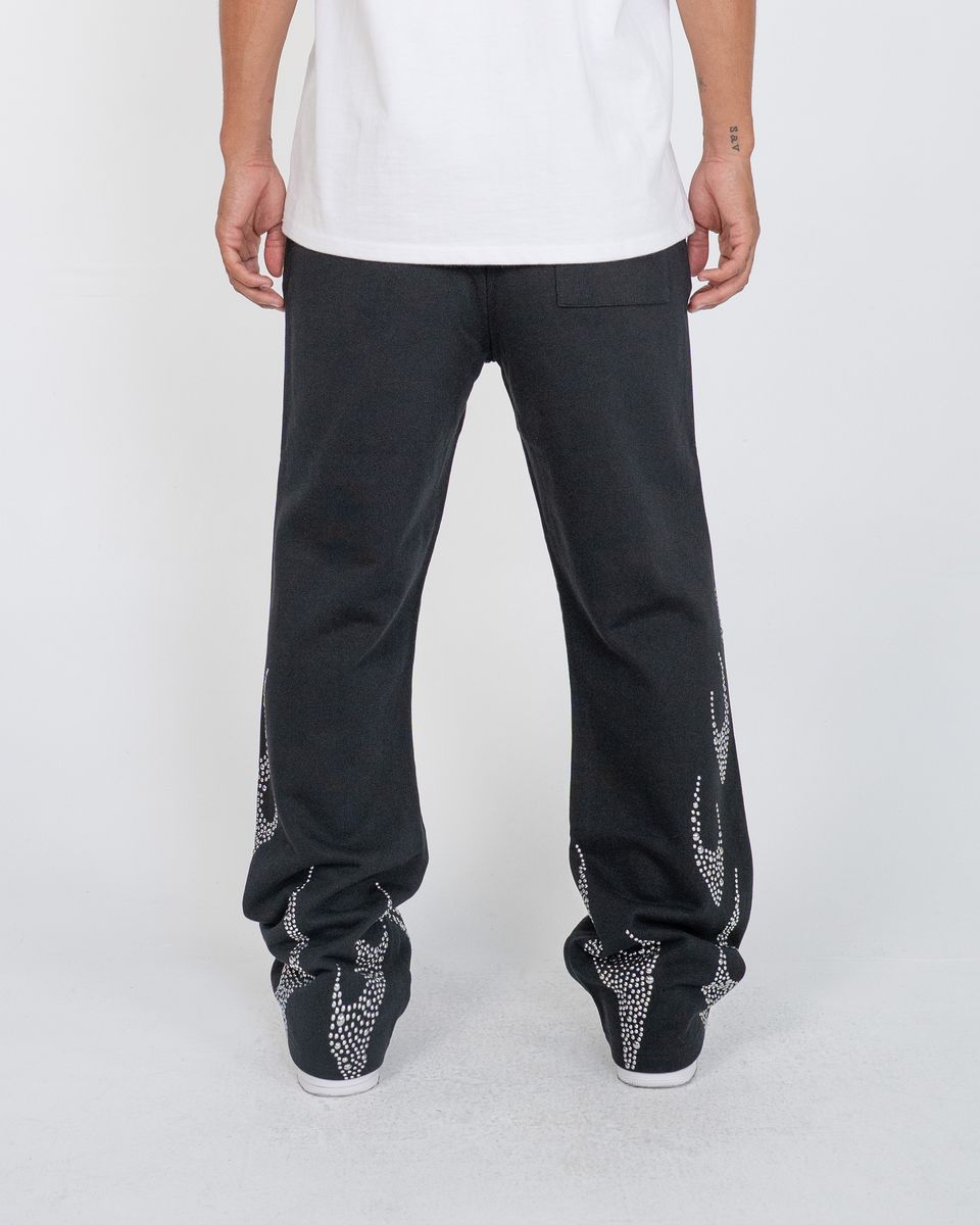EPTM Metal Flame Men's Sweatpants in Black
