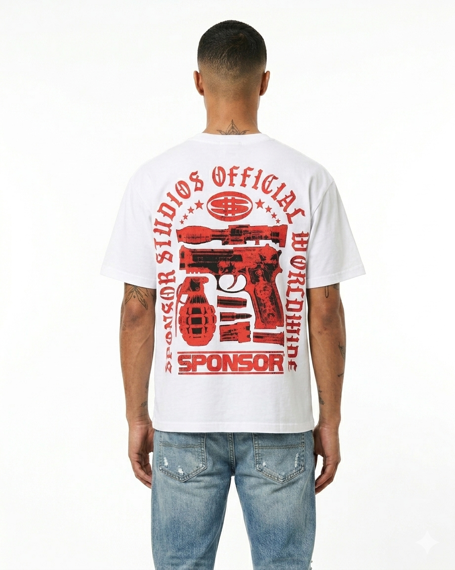 Sponsor Feel Like Pablo Tee-White/Red