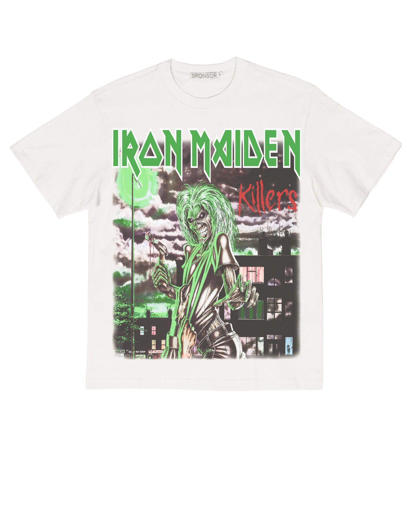 Sponsor Iron Maiden Killers T Shirt in White