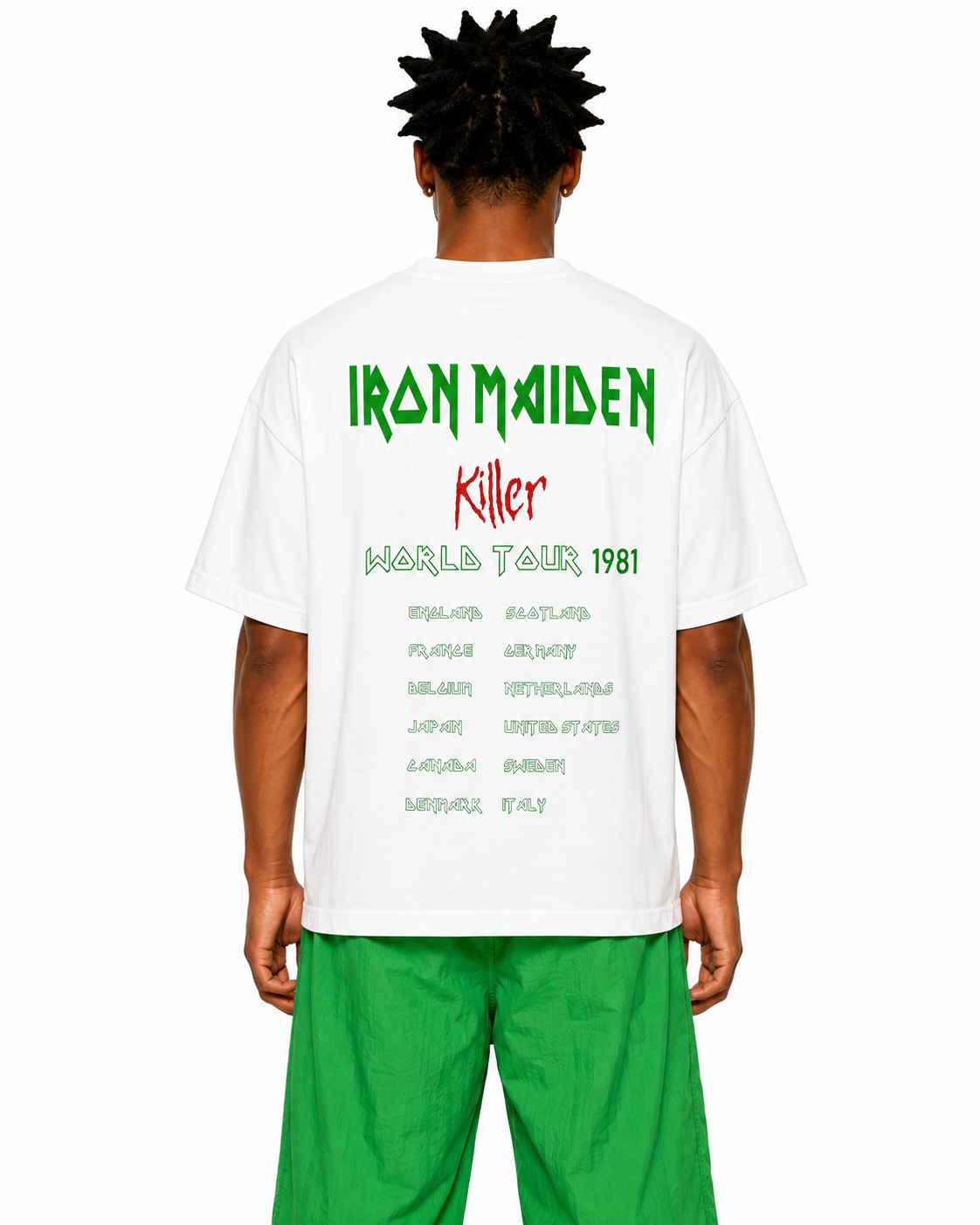 Sponsor Iron Maiden Killers T Shirt in White
