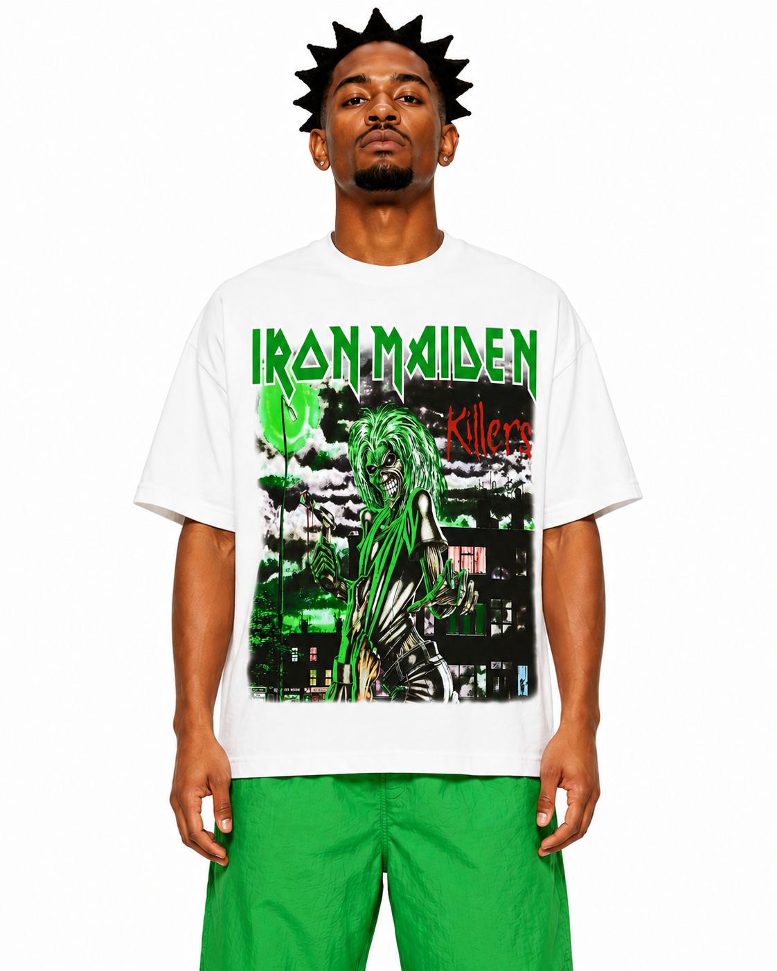 Sponsor Iron Maiden Killers T Shirt in White