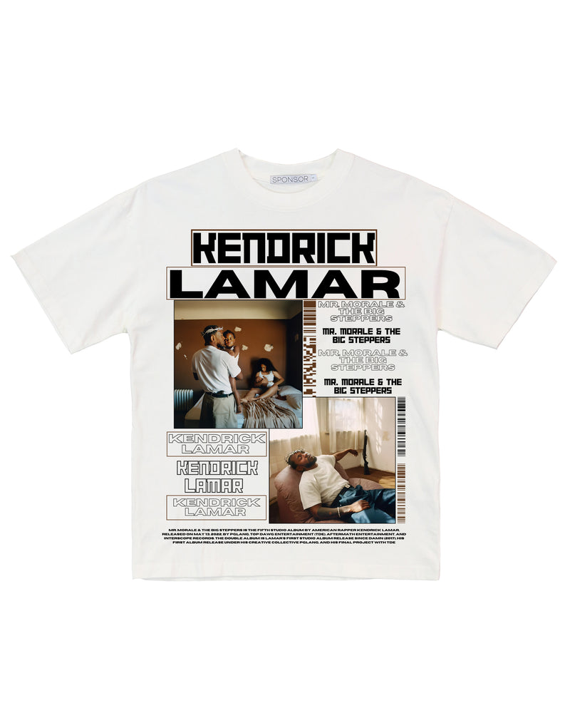 Kendrick Lamar "Mr. Morale and the Big Steppers" Oversize T-Shirt in White