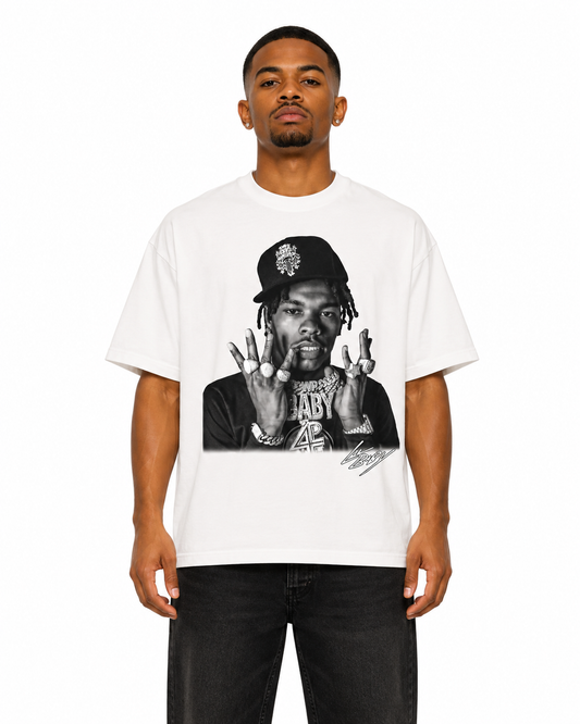 Sponsor Lil Baby 4PF T Shirt in White