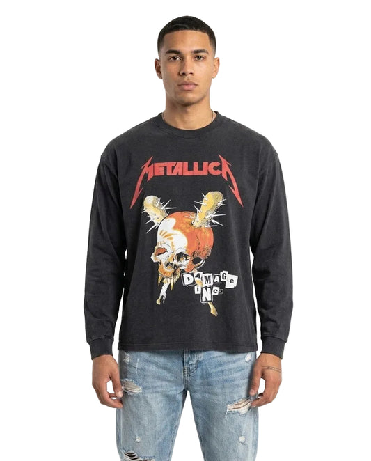 Metallica Damage Inc. Heavyweight Long Sleeve T Shirt