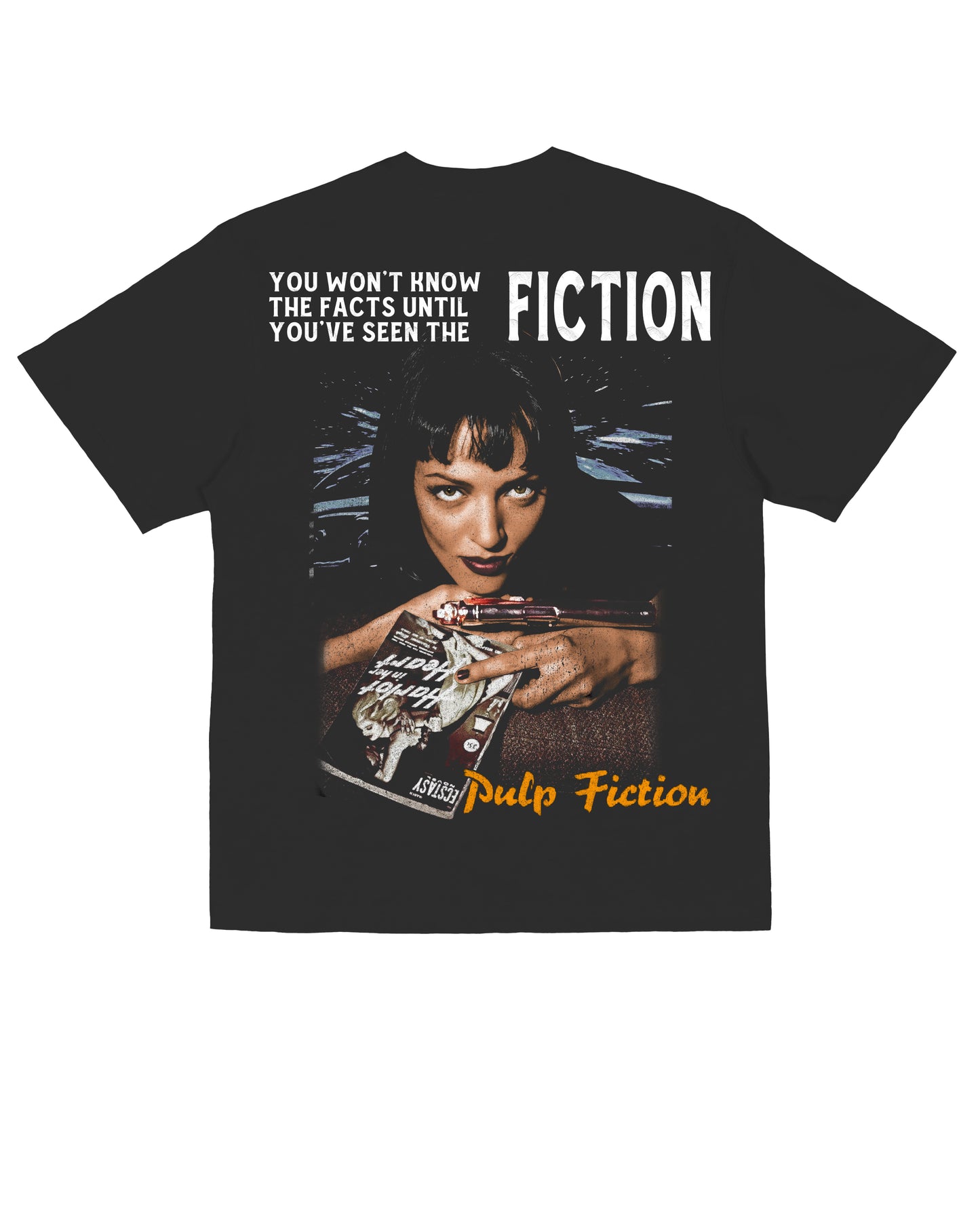 Sponsor Pulp Fiction T Shirt in Black