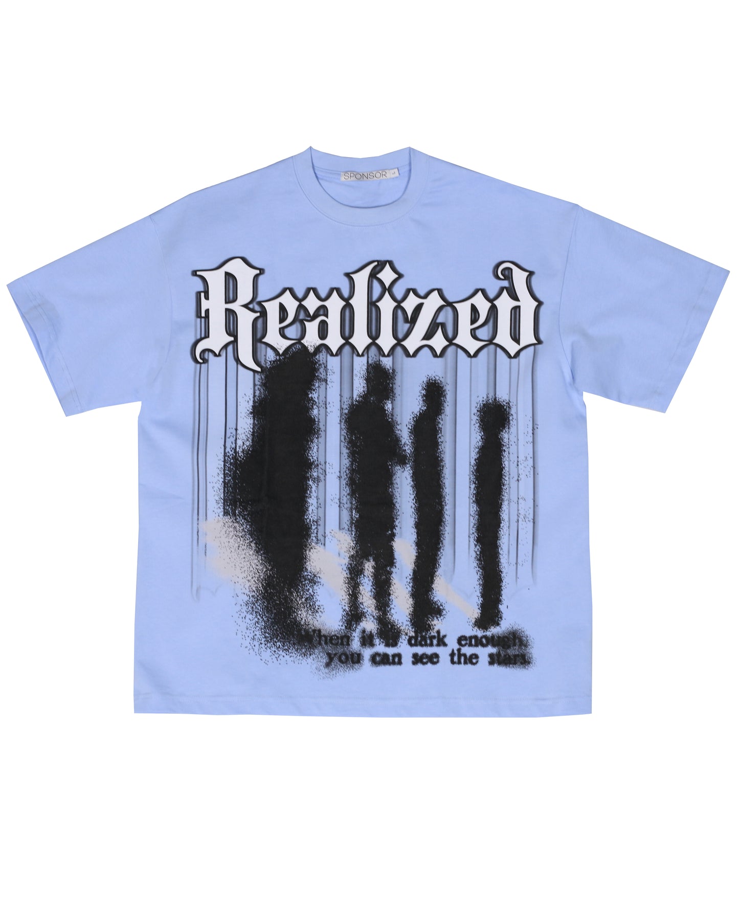 Sponsor Realized T Shirt in Sky Blue