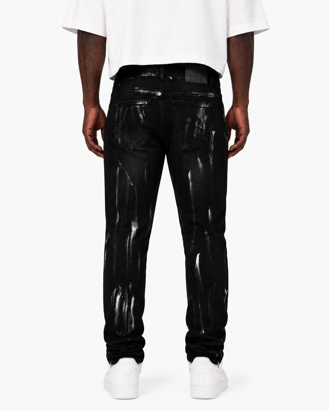 Trinity Kays Kulture Samana Men's Ankle Zipper Skinny Jeans