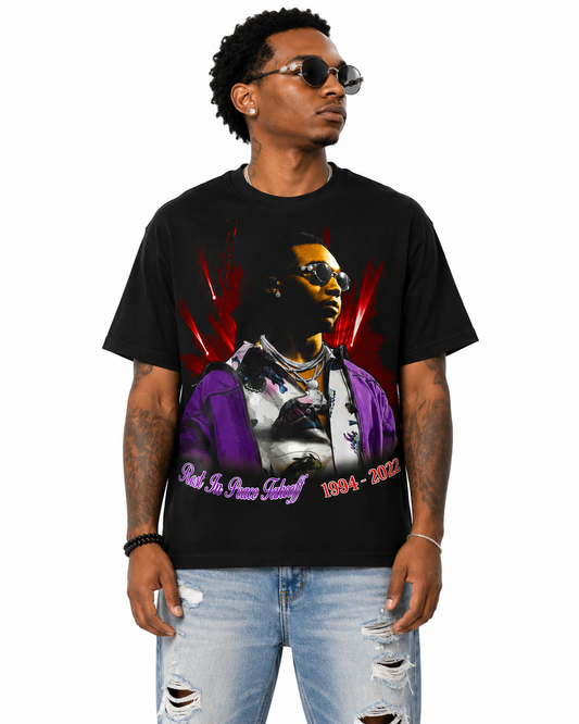 Sponsor Takeoff RIP T Shirt in Black