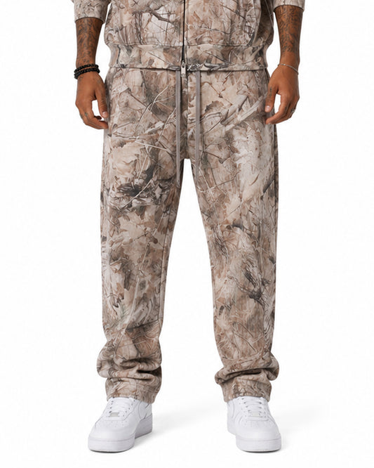 Sponsor Tree Camo Sweatpants in Grey Tree Camo