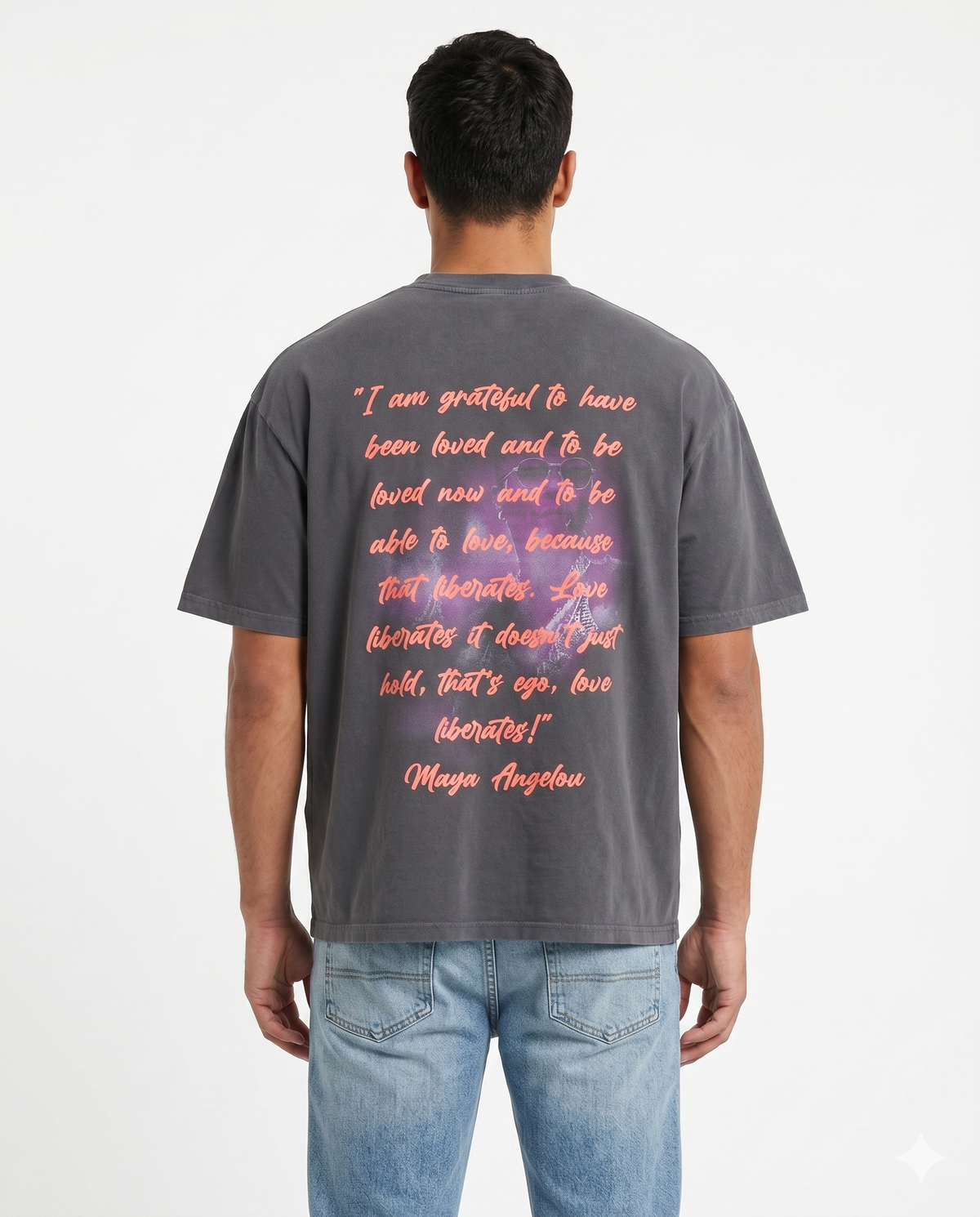 Wizkid More Love Less Ego Heavyweight Vintage Washed T Shirt