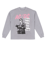 AC/DC Dirty Deeds Done Dirt Cheap Heavyweight Long Sleeve T Shirt